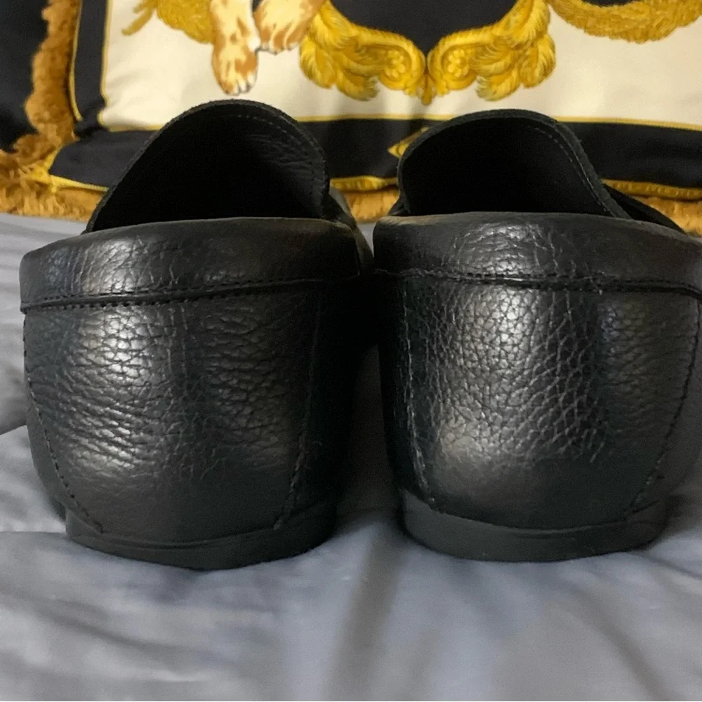 Versace Pebble Leather Drivers - Picture 3 of 10